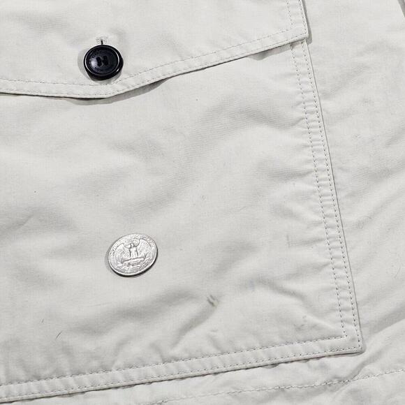 Vintage COACH Mountain Parka Mens Size XL Jacket Beige And Yellow - Picture 8 of 15